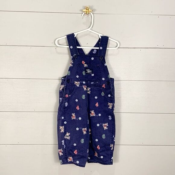 - Vintage Oshkosh B’Gosh baby boy overalls kangaroo soccer size 12 months … - Picture 1 of 10